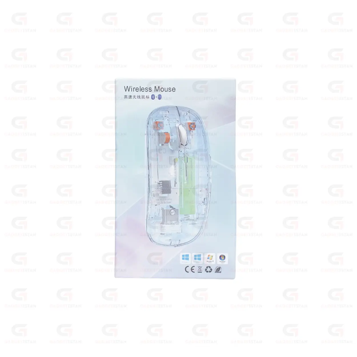 Crystal USB Wireless Rechargeable Mouse 1