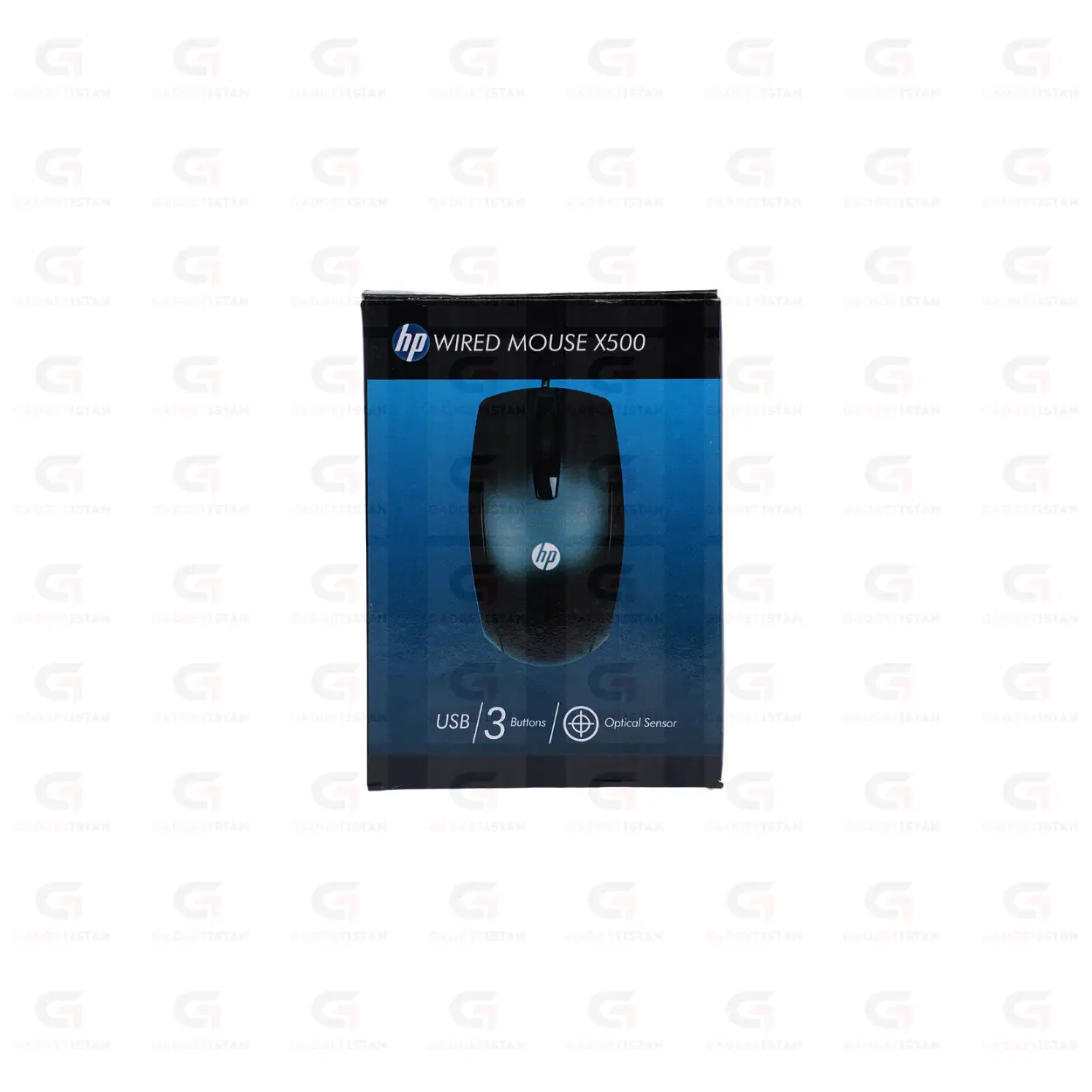 HP Wired USB Optical Mouse X500 1