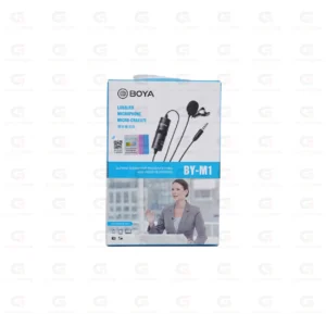 BOYA BY-M1 Pro Universal Lavalier Microphone – Professional Clip-On Mic for Smartphone, DSLR & PC