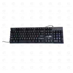PPK108 Colorful RGB Wired Gaming Keyboard Metal Body 108 Keys LED Backlit For PC and Laptop Gamers